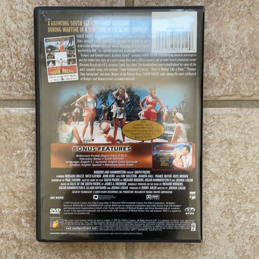 South Pacific Rodgers & Hammerstein Musical DVD - Picture 2 of 4